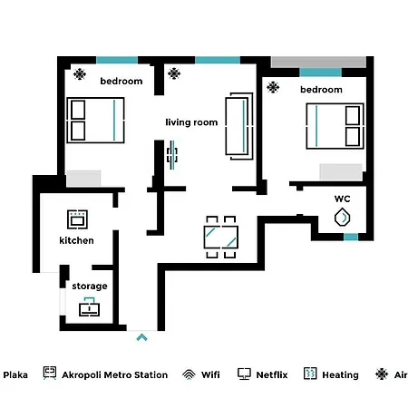 Acropolis Heart 2Bd Apartment In Plaka By Upstreet Atena Exterior foto