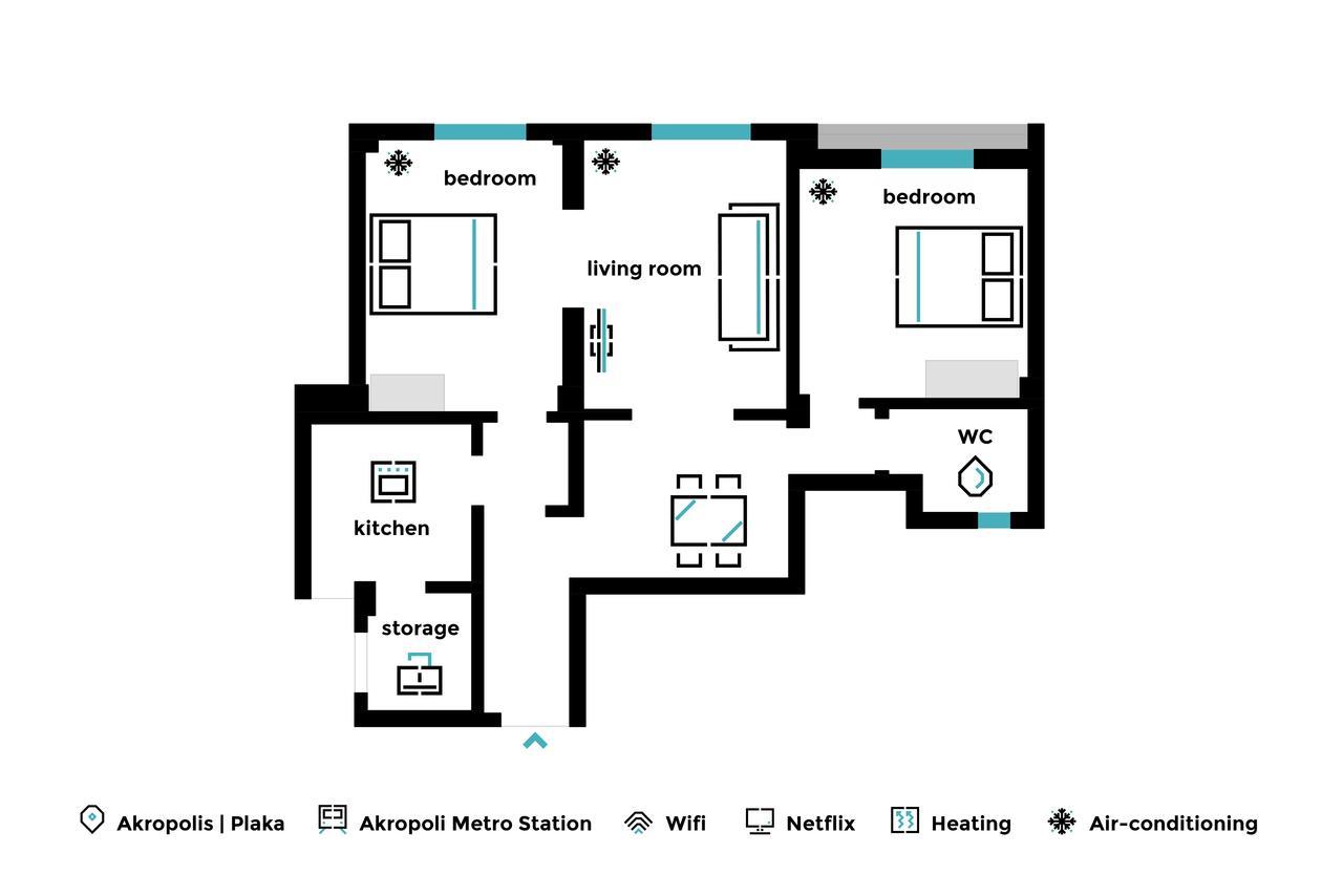 Acropolis Heart 2bd In Plaka By Upstreet *